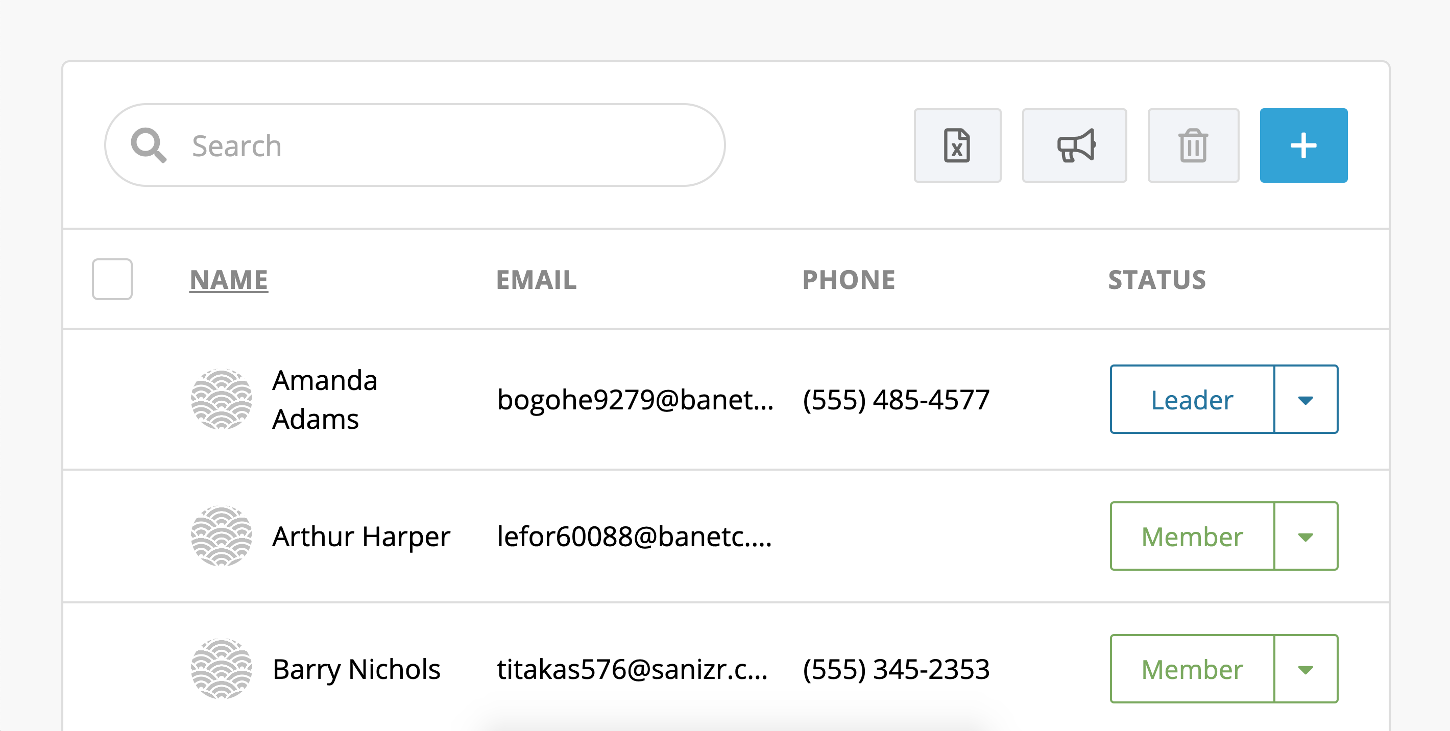 Easily email and text attendees
