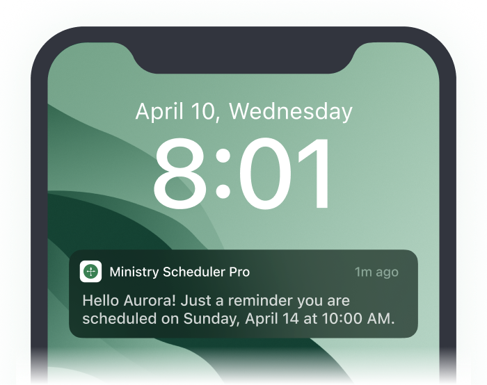 Use automatic text reminders